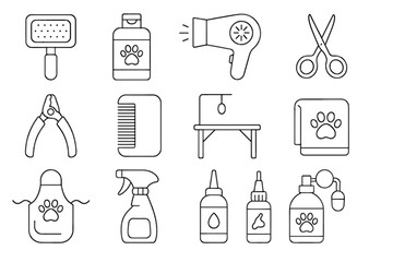 Essential pet grooming tools: brushes, dryers, scissors, clippers, combs and more