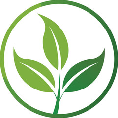 vector green leaf icon Adobe Illustrator Artwork 