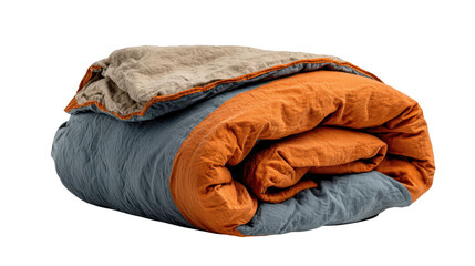 Cozy comfort, a warm folded blanket on dark background for restful relaxation