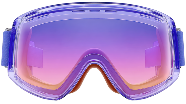 Enhance your vision on the slopes, highperformance ski goggles with purple lens for ultimate clarity