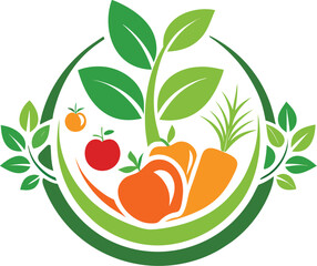 vector illustration of an apple