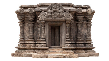 Exploring the enigmatic stone structure, a glimpse into history through doorway and window