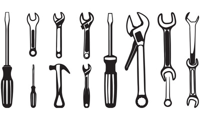 Hand Tools, Construction Equipment & Engineering Icons: Ultimate Vector Collection
