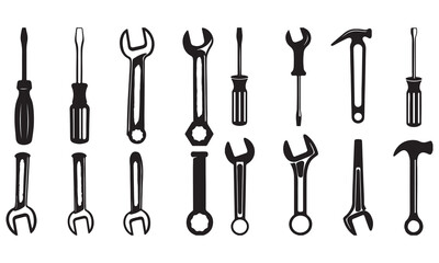 Hand Tools, Construction Equipment & Engineering Icons: Ultimate Vector Collection