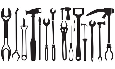 Hand Tools, Construction Equipment & Engineering Icons: Ultimate Vector Collection