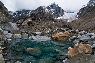 mountain lake in the india