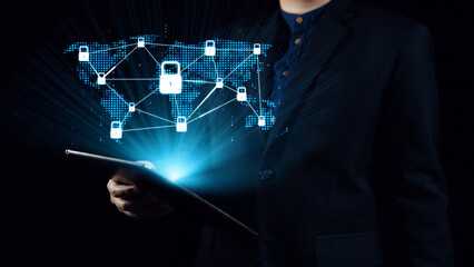 Cyber security protection and cyber security strategies against cyber threats, system hacks,...