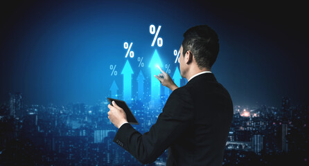 Rising interest rate reflects economic growth. Interest rate increase signals financial changes,...