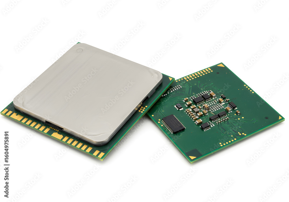 Poster Computer cpu processor chip technology component electronics hardware microchip