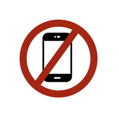 No Mobile Phones Allowed Sign transparent png illustration 
