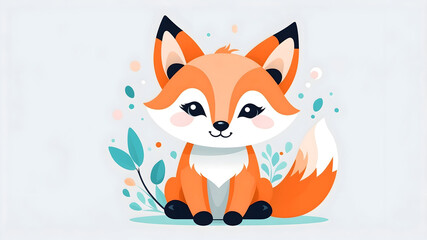 Obraz premium Fox Vector, Fox Illustration Vector, Fox Vector Art