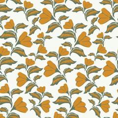 seamless pattern with flowers