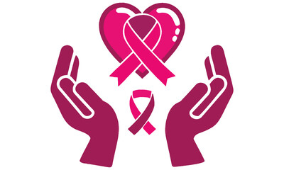 Awareness Ribbon Icons & Support Symbols: Cancer, Charity, and Cause Vector Collection