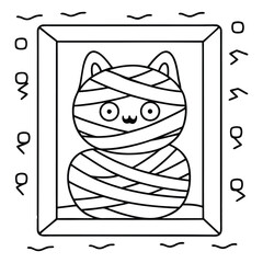 Spooky Buddies – Cute Halloween Coloring Pages with Bold Line Art | Halloween Coloring Page | Print