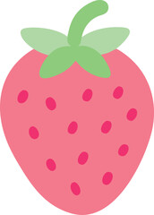 strawberry fruit berry vector illustration