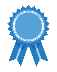 Standard Blue Rosette Award Badge