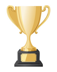 Classic Gold Trophy Award For Champion