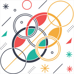 abstract background with circles