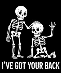 I've got your Back Funny Skeleton