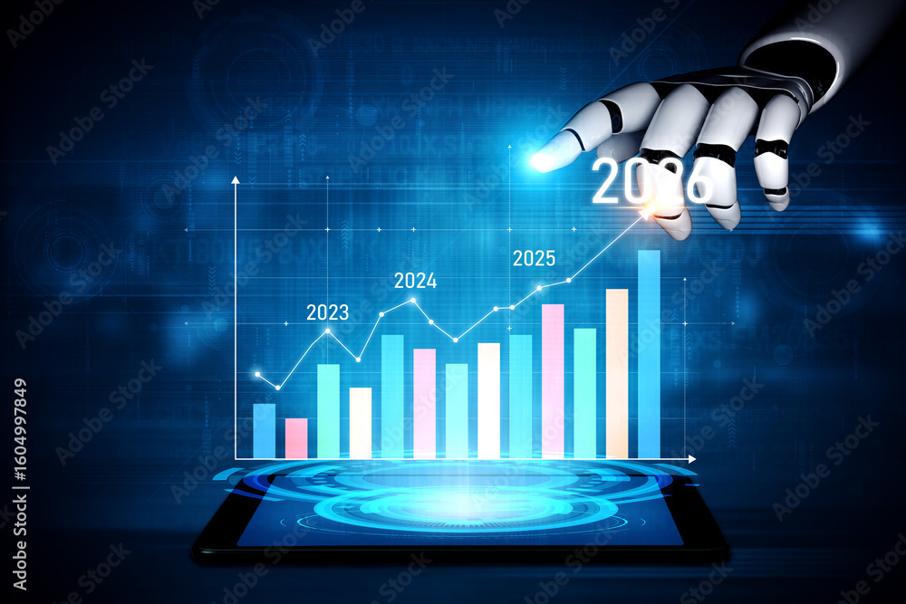 Poster ai enhances business forecasting by analyzing historical data, detecting growth patterns, and predic