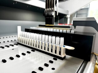 Medical equipment for PCR analysis.