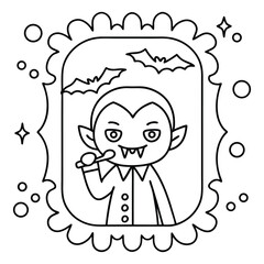 Spooky Pals – Cute and Easy Halloween Coloring Pages for Kids and Adults | Fun Bold Line Halloween Clipart | Ghost, Pumpkin, Witch, Bat Illustrations in Vector and Printable Format