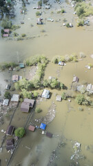 Floods and cyclone, global warming. Climate change,natural disasters the tsunami of nature.The...
