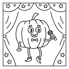 Spooky Pals – Cute and Easy Halloween Coloring Pages for Kids and Adults | Fun Bold Line Halloween Clipart | Ghost, Pumpkin, Witch, Bat Illustrations in Vector and Printable Format