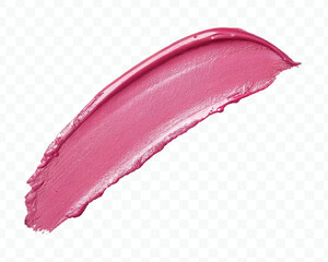 realistic 3d smooth glossy lipstick or paint swatch smear smudge in different color style isolated on white background	