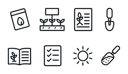 Beginner Gardening Icons