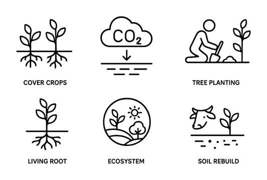 Regenerative Farming Icons