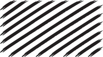 Fototapeta premium Black ink brush strokes diagonal pattern abstract background