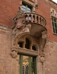 Barcelona Art Nouveau Museums, Spain. (Arquitectura modernista). Sant Pau hospital, Barcelona.