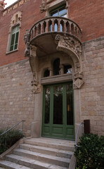 Fototapeta premium Barcelona Art Nouveau Museums, Spain. (Arquitectura modernista). Sant Pau hospital, Barcelona.