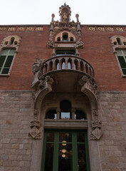 Barcelona Art Nouveau Museums, Spain. (Arquitectura modernista). Sant Pau hospital, Barcelona.