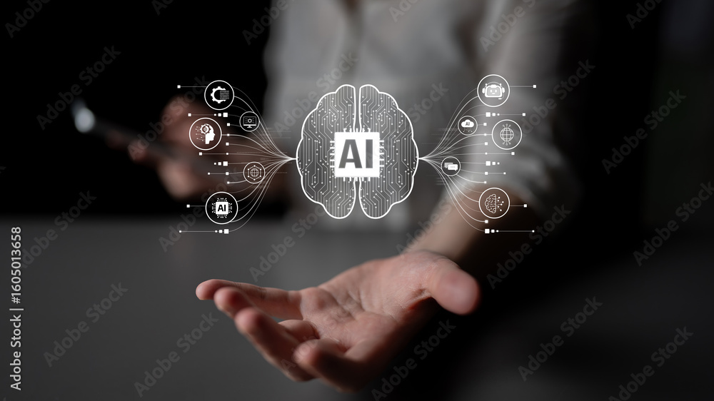 Poster ai assistant with llm, big data, machine learning, and generative ai powers prompt engineering and s