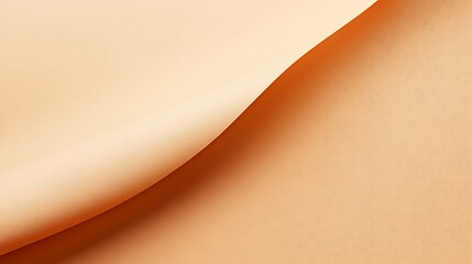 Abstract peach-toned paper folds