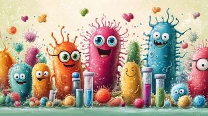 Cute microbes in a lab setting (1)
