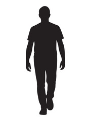 Man standing silhouette