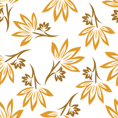 seamless pattern with flowers