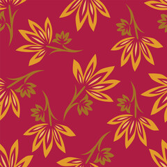 seamless pattern with flowers