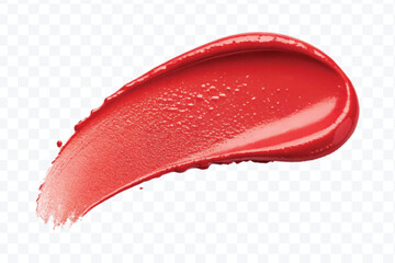  realistic 3d smooth glossy lipstick or paint swatch smear smudge in different color style isolated on white background