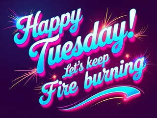 Happy Tuesday Fire Burning. (1)