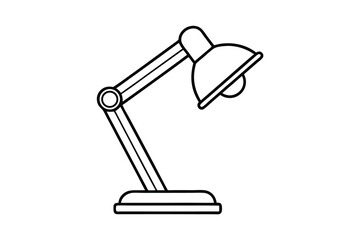 Modern Led Desk Lamps Cartoon Vector Illustration