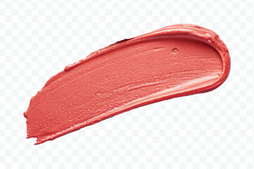  realistic 3d smooth glossy lipstick or paint swatch smear smudge in different color style isolated on white background