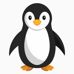 Obraz premium penguin animal outline vector silhouette
