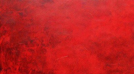 Abstract deep scarlet red color paint texture background wallpaper. Contemporary art brush stroke backdrop