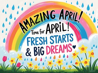 April Rainbow Fresh Starts Dreams. (1)