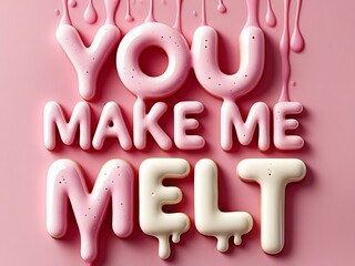 Melting Cookies Love Message.