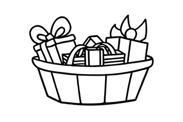 Miniature Gifts In Basket